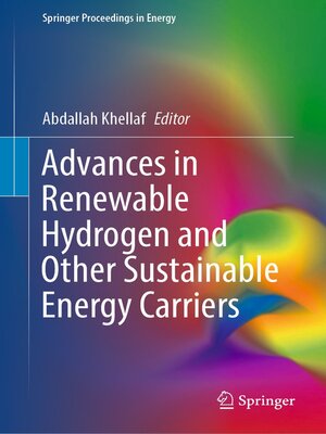 cover image of Advances in Renewable Hydrogen and Other Sustainable Energy Carriers